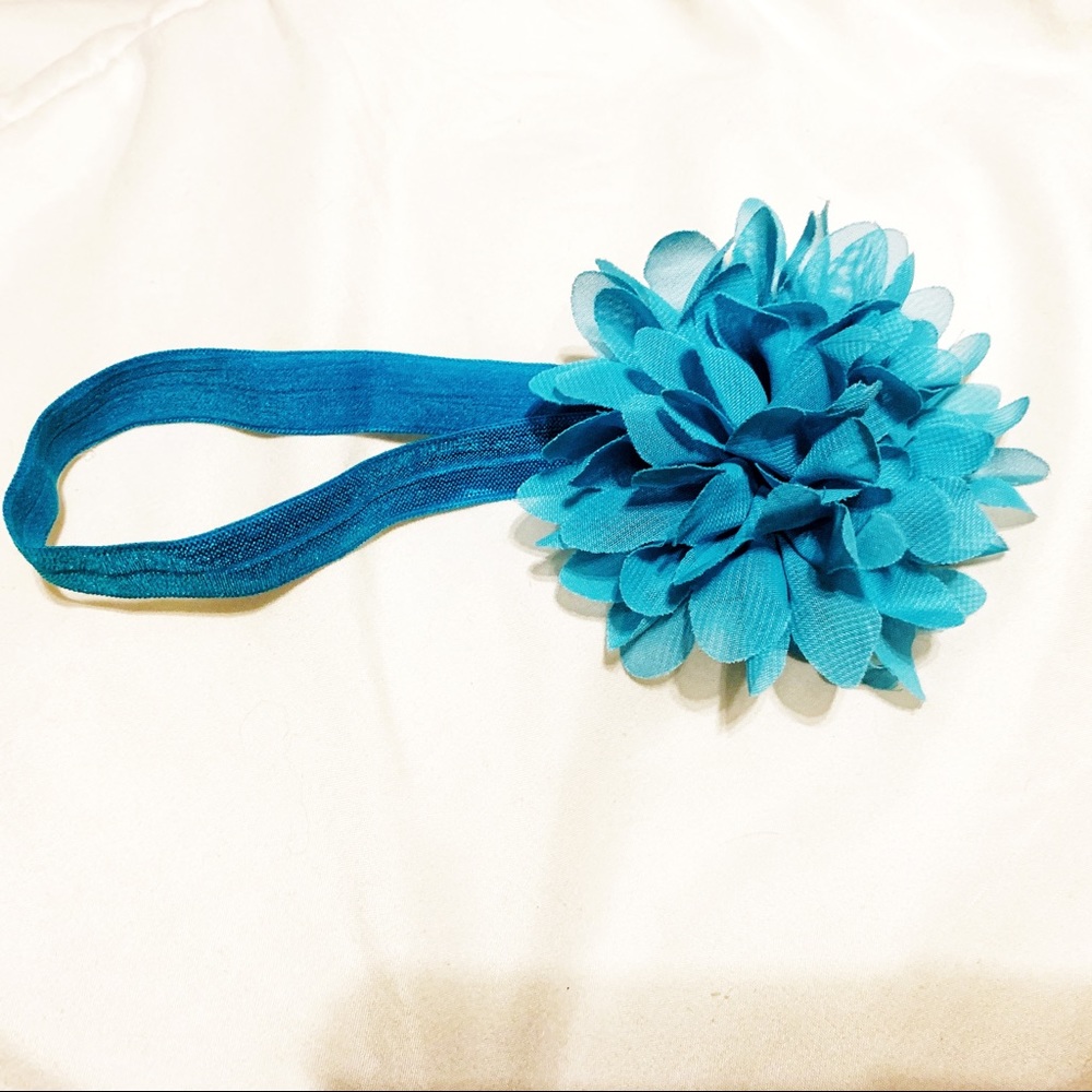 Flowery headband hair band bow